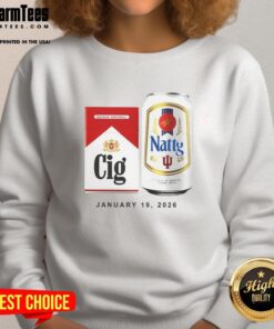 Alt Text: Premium Indiana Hoosiers Curt Cignetti Cignatty 2026 sweatshirt featuring team colors and logo for fans.