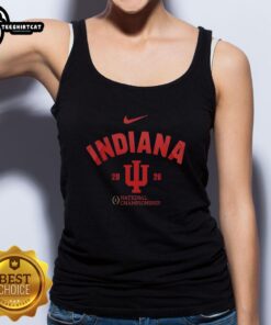 Premium Indiana Hoosiers NCAA College Football Playoff Champions 2026 tank top featuring bold team graphics and vibrant colors.
