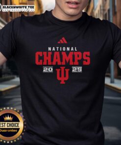 Alt Text: Premium Indiana Hoosiers NCAA 2026 CFP National Champions mascot t-shirt featuring vibrant team colors and logo.