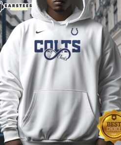 Premium Indianapolis Colts NFL hoodie featuring Elvis Presley 'Loves You' design for passionate fans.