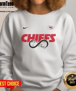 Premium Kansas City Chiefs NFL Elvis Presley Loves You fan sweatshirt in vibrant red, perfect for game day.