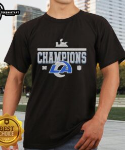 Premium Los Angeles Rams 2026 AFC Championship T-Shirt featuring team colors and logo, perfect for football fans.