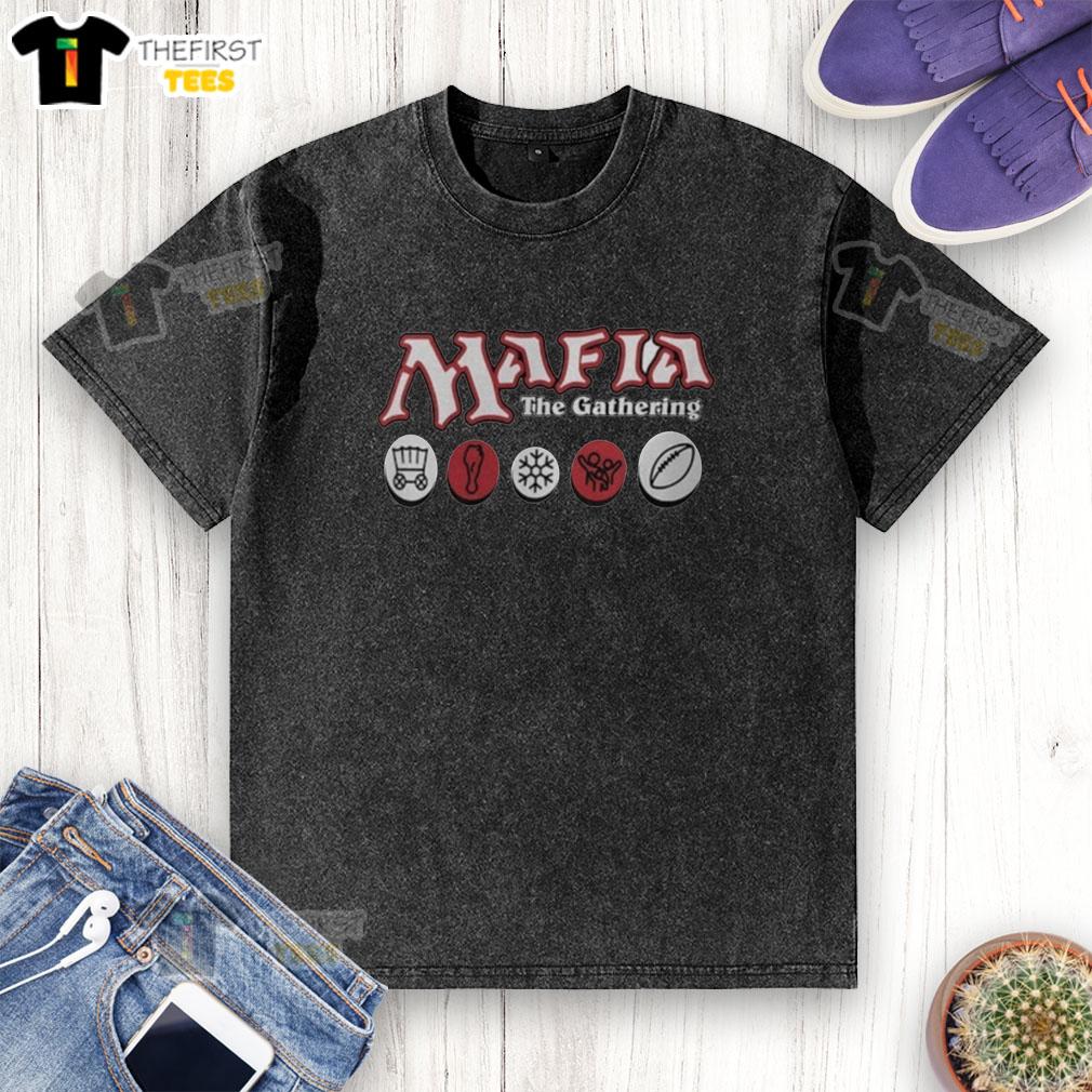 premium-mafia-the-gathering-buffalo-bills-washed-t-shirt Premium Mafia The Gathering Buffalo Bills washed t-shirt featuring a vintage design and vibrant team colors.