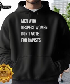 Premium men who respect women hoodie featuring a bold anti-rape message, perfect for advocating respect and awareness.