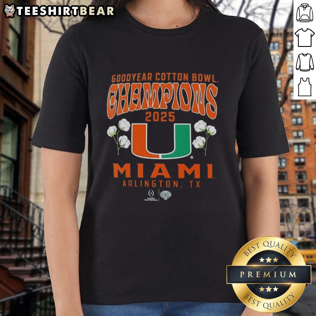 premium-miami-hurricanes-2025-cfp-goodyear-cotton-bowl-champions-hometown-pride-ladies-tee Premium Miami Hurricanes 2025 CFP Goodyear Cotton Bowl Champions ladies tee showcasing hometown pride and team spirit.