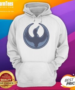 Premium Minnesota Rebel Alliance hoodie featuring the state bird, Loon, perfect for political protests and casual wear.