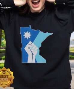 Premium Minnesota Rebel New State Flag Sweatshirt featuring bold design, perfect for showing state pride and style.