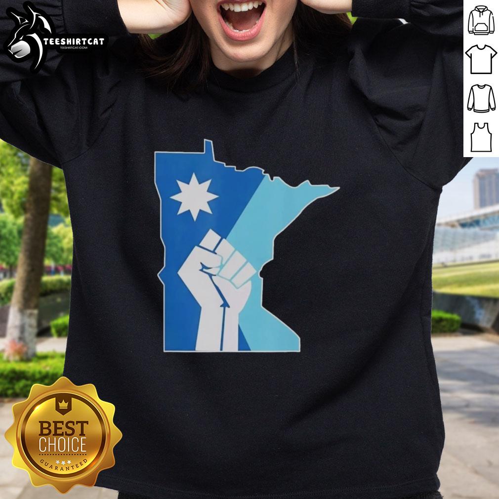 premium-minnesota-rebel-new-state-flag-sweatshirt Premium Minnesota Rebel New State Flag Sweatshirt featuring bold design, perfect for showing state pride and style.