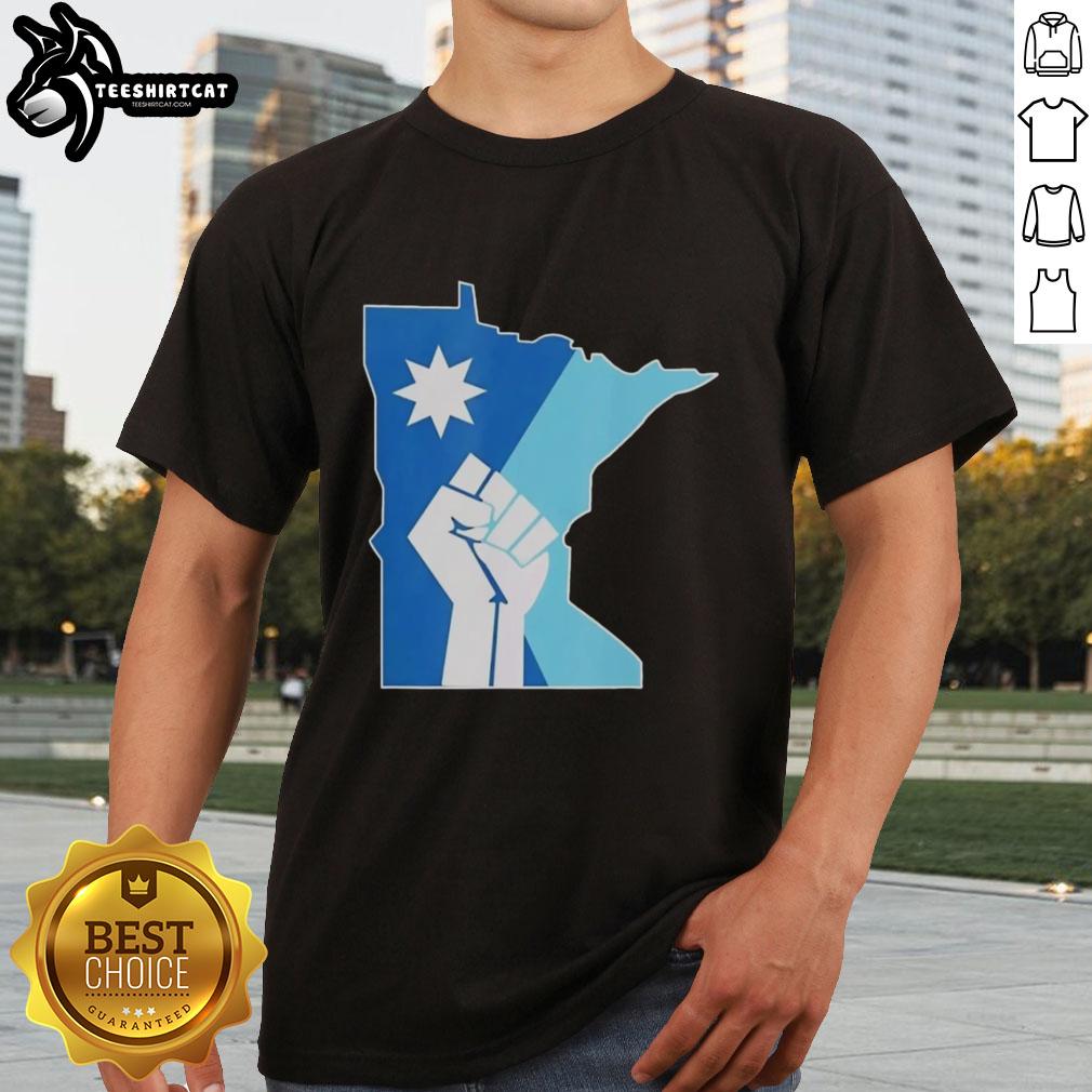 premium-minnesota-rebel-new-state-flag-t-shirt-1 Premium Minnesota Rebel New State Flag T-Shirt featuring vibrant design, ideal for showing off Minnesota pride.