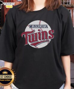 Premium Minnesota Twins 87 Ladies Tee in soft fabric, showcasing team colors and logo, perfect for fans.