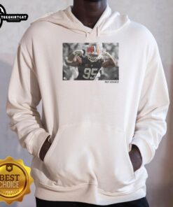 Alt Text: Premium Myles Garrett Pay Homage Hoodie featuring a stylish design, perfect for fans and casual wear enthusiasts.