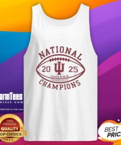 Premium Indiana Hoosiers Undefeated College Football Playoff tank top for 2025 National Champions celebration.
