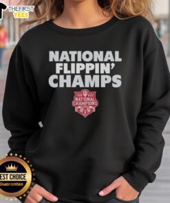 Premium Indiana Hoosiers 2025 CFP National Champions logo sweatshirt showcasing team pride and championship spirit.