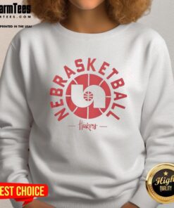 Alt Text: Premium Nebraska Cornhuskers Nebrasketball sweatshirt featuring team colors and logo, perfect for fans.