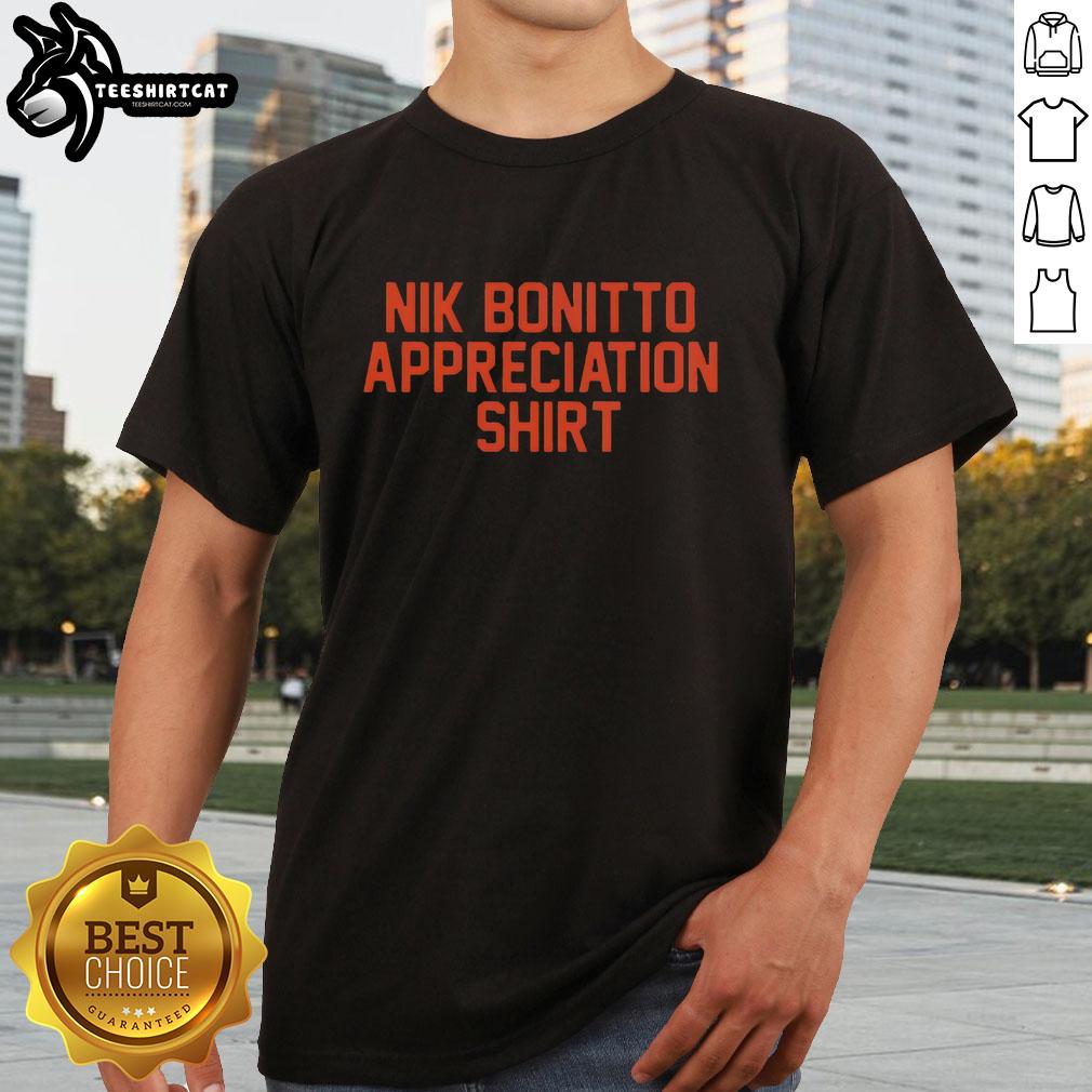 premium-nik-bonitto-appreciation-t-shirt-1 Premium Nik Bonitto Appreciation T-Shirt featuring bold graphics and comfortable fabric, perfect for fans and collectors.