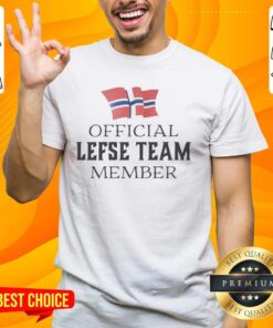 Premium Official Lefse Team Member Norwegian T-Shirt featuring vibrant graphics and comfortable fit for fans of Norwegian culture.