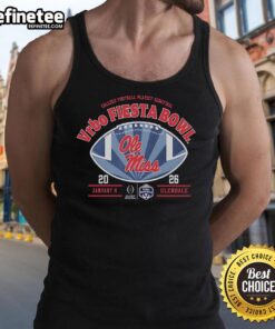 Premium Ole Miss Football Fiesta Bowl tank top featuring vibrant colors and team logo for dedicated fans.