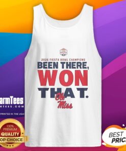 Premium Ole Miss Rebels Fiesta Bowl Champions 2026 Tank Top featuring team colors and logo for ultimate fan style.