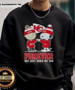 Premium Peanut Snoopy Charlie Brown Kansas City Chiefs sweatshirt celebrating fandom, perfect for game day and everyday wear.