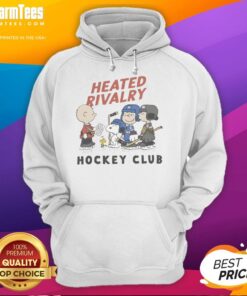 Premium Peanuts Heated Rivalry Hockey Club graphic hoodie featuring a vibrant design, perfect for hockey fans.