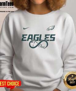 Premium Philadelphia Eagles NFL Elvis Presley Loves You fan sweatshirt featuring vibrant team colors and stylish design.