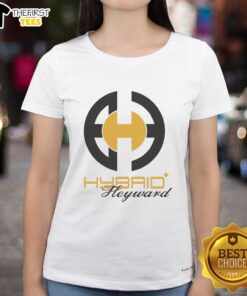 Premium Pittsburgh Steelers Hybrid Heyward Ladies Tee featuring stylish design and comfortable fit for fans.