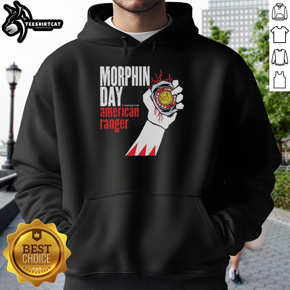 premium-power-rangers-morphin-day-presents-american-range-hoodie Premium Power Rangers Morphin Day American Range Hoodie featuring vibrant colors and iconic designs for fans.