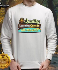 Premium quality Learning Center sweatshirt in vibrant colors, perfect for casual wear and showcasing educational pride.