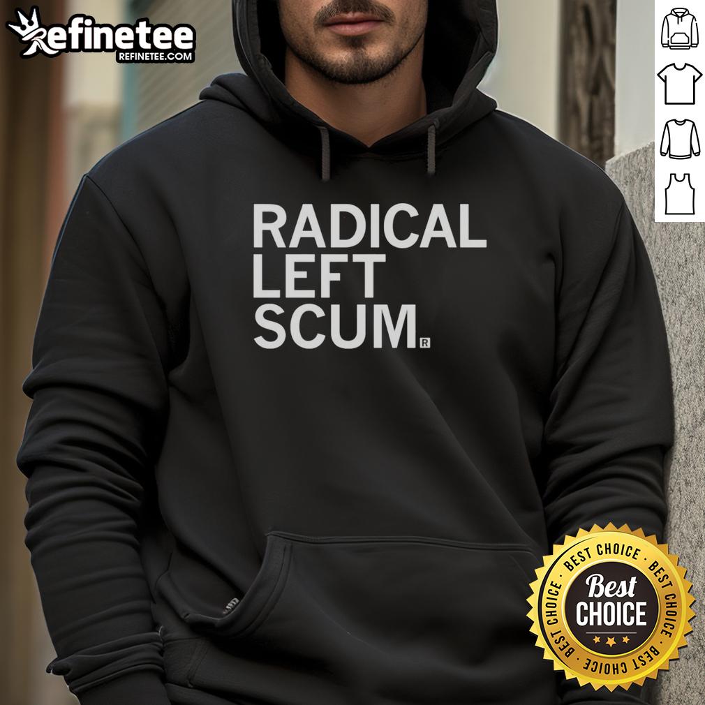 premium-radical-left-scum-hoodie Premium Radical Left Scum Hoodie featuring bold text design, perfect for making a statement in casual wear.