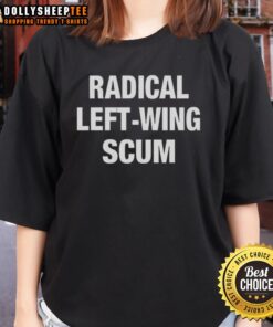 Premium Radical Left Wing Sum Ladies Tee featuring bold graphics on a stylish, comfortable fit for activism and casual wear.