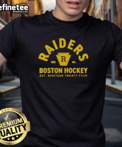 Premium Raiders Boston Hockey Est 1924 Rozanov 81 T-Shirt featuring vintage design and bold graphics for fans.