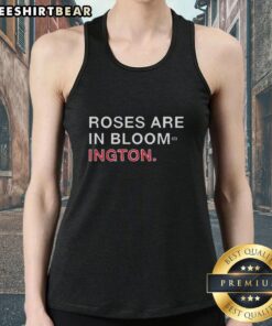 Premium roses bloom in Bloomington, Indiana, featuring Hoosiers Football Rose Bowl 2025 tank top design.