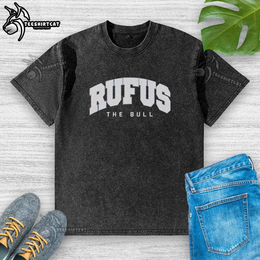 premium-rufus-the-bull-classic-washed-t-shirt Premium Rufus the Bull classic washed t-shirt in soft fabric, featuring a trendy design for casual wear.