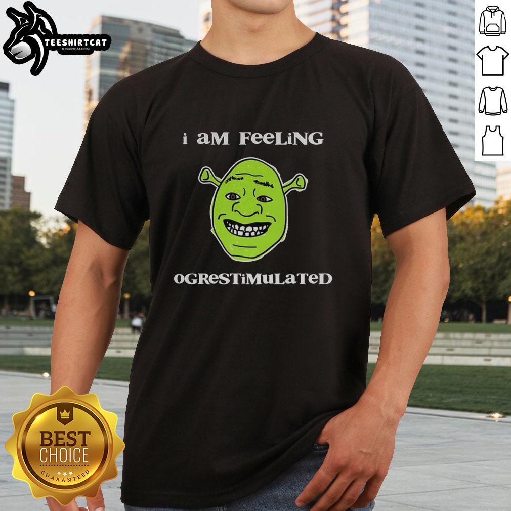 premium-shrek-i-am-feeling-ogrestimulated-t-shirt-1 Alt Text: Premium Shrek I Am Feeling Ogrestimulated T-Shirt showcasing vibrant design and comfortable fit for fans.