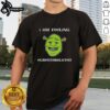 Alt Text: Premium Shrek I Am Feeling Ogrestimulated T-Shirt showcasing vibrant design and comfortable fit for fans.