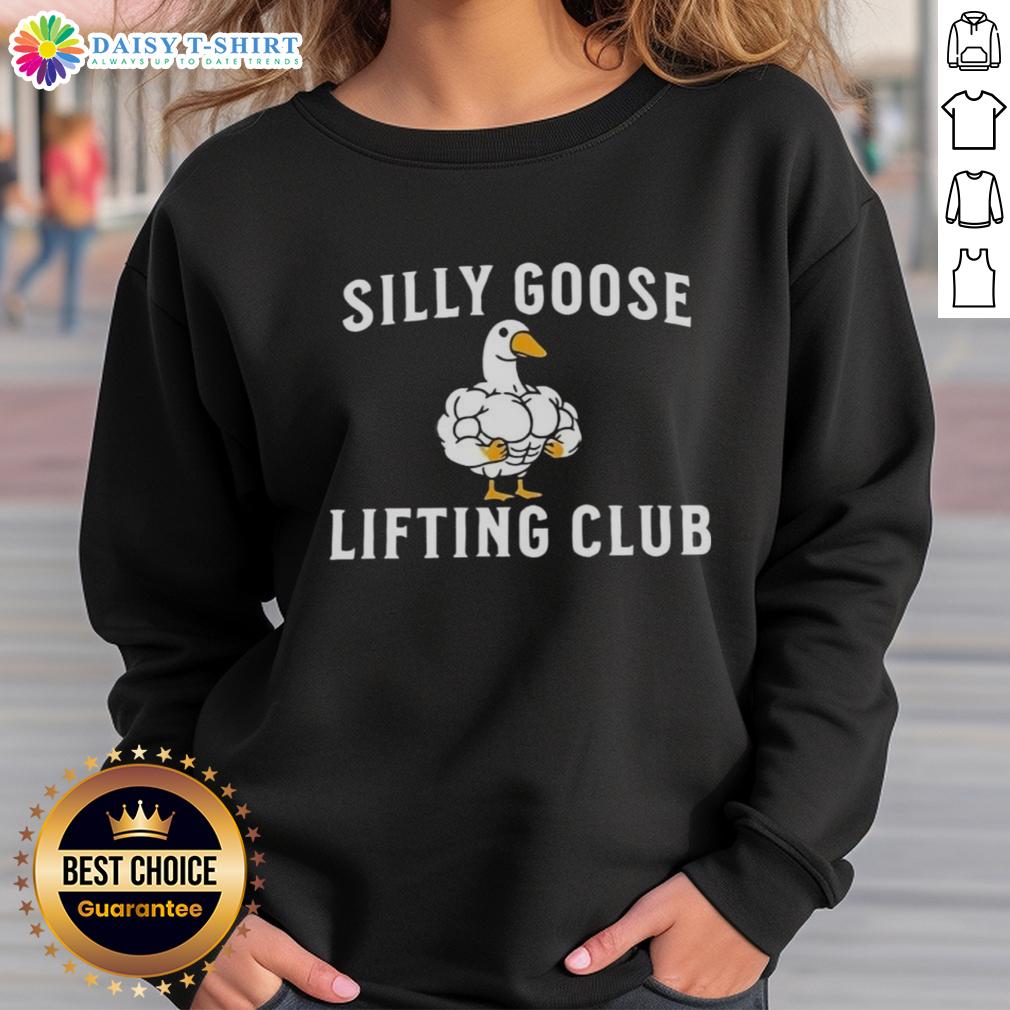 Premium Silly Goose Lifting Club Muscle Sweatshirt Premium Silly Goose Lifting Club Muscle Sweatshirt in vibrant colors, perfect for gym enthusiasts and casual wear.