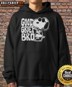 Premium Snoopy Good Grief Bro graphic hoodie featuring a vibrant design, perfect for casual wear and Snoopy fans.