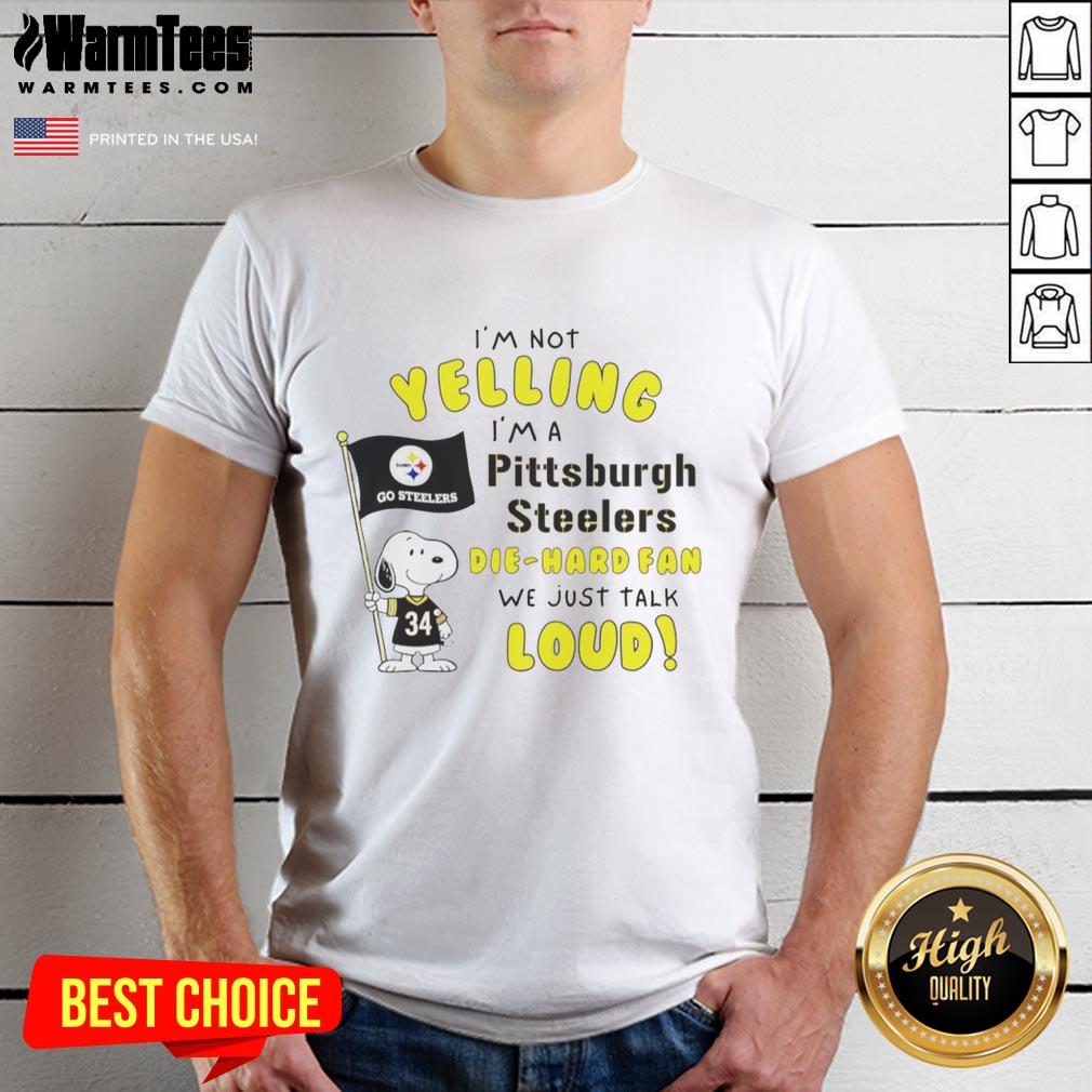 premium-snoopy-im-not-yelling-im-a-pittsburgh-steelers-die-hard-fan-we-just-talk-loud-t-shirt-1 Alt Text: Premium Snoopy I'm Not Yelling, I'm A Pittsburgh Steelers Die-Hard Fan T-Shirt design featuring a playful Snoopy graphic.
