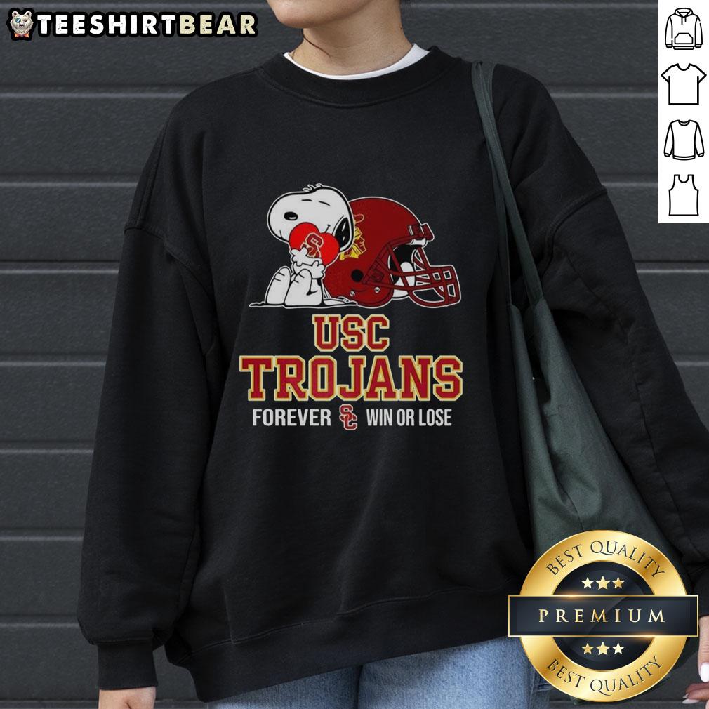 premium-snoopy-x-usc-trojans-football-fan-forever-winor-lose-helmet-sweatshirt Premium Snoopy X USC Trojans football fan sweatshirt featuring a helmet design, perfect for win or lose game days.