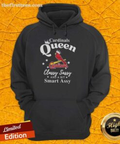 Premium St. Louis Cardinals Queen hoodie, classy, sassy, and a bit smart-assy, perfect for fans and stylish wear.