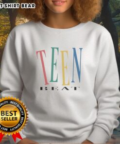 Premium Teen Beat Nostalgic Sweatshirt in vibrant colors, featuring retro graphics for a stylish vintage look.
