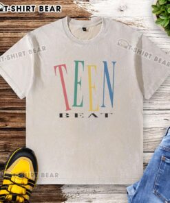 Premium Teen Beat Nostalgic Washed T-Shirt in soft fabric, featuring a retro design perfect for vintage fashion lovers.