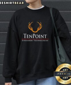 Premium Tenpoint Crossbow Technologies sweatshirt featuring a stylish design for outdoor enthusiasts and archery lovers.