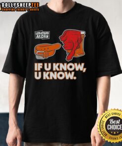 Premium The Dan Le Batard Show If U Know U Know T-Shirt featuring bold graphic design, perfect for fans of the show.