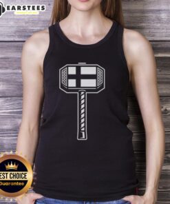 Alt Text: Premium Finnish Hammer Utah Jazz basketball tank top featuring vibrant team colors and a stylish design.