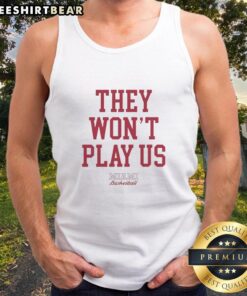 Alt Text: Premium Miami Redhawks basketball tank top featuring bold design, perfect for fans and athletes alike.