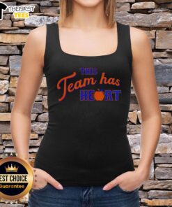Premium New York Mets tank top featuring 'This Team Has Heart' design, perfect for fans showcasing team spirit.