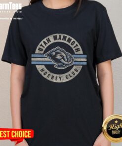 Premium Utah Mammoth Surround Ladies Tee featuring a stylish design and comfortable fit for women.