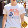 Premium Vintage NFL Denver Broncos AFC Champions 1989 T-Shirt showcasing classic design and team spirit.