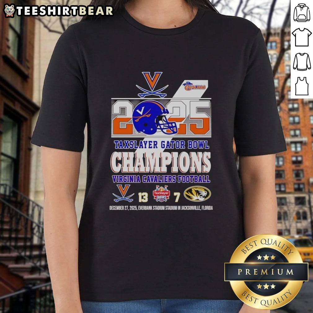 premium-virginia-cavaliers-football-taxslayer-gator-bowl-champions-2025-ladies-tee Premium Virginia Cavaliers Football TaxSlayer Gator Bowl Champions 2025 Ladies Tee featuring team logo and vibrant design.